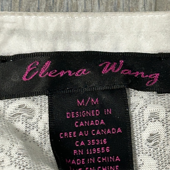 LIKE NEW! Women's Elena Wang Sheer Boho Layered Top - MEDIUM - Picture 8 of 13